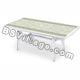 Tavolo Bianco deco top Pietra PRESIDENT 3000 Allungabile cm 300 x 95