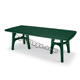 Tavolo Verde Bosco PRESIDENT TRIS - allungabile cm. 170/195/220 x 95