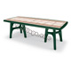Tavolo VERDE BOSCO deco top terracotta PRESIDENT TRIS - allungabile cm. 170/195/220 x 95
