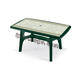 Tavolo Verde Bosco deco top pietra PRESIDENT 1500 - rettangolare - cm. 150 x 90