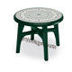 Tavolo VERDE BOSCO deco top ferro battuto  BOSS 95 CONTRACT - rotondo - diametro cm. 95