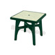 Tavolo VERDE BOSCO deco top optical QUADROMAX CONTRACT - quadrato - cm. 80 x 80