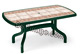 Tavolo Verde Bosco deco top terracotta RIBALTO CONTRACT - rettangolare - cm. 160 x 90