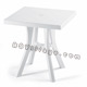 Tavolo Bianco DADDY 70 X 70 CONTRACT - quadrato - cm. 70 x 70