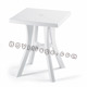 Tavolo BIANCO DADDY 60 X 60 CONTRACT - quadrato - cm. 60 x 60