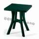 Tavolo Verde Bosco DADDY 60 X 60 CONTRACT - quadrato, h 73 cm