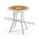 Tavolo BIANCO deco top mosaico POL 70 CONTRACT - rotondo - diametro cm. 70