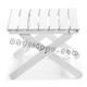 Tavolo Bianco CLEO - rettangolare - cm. 44 x 47