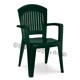 POLTRONA  MONOBLOCCO SUPER SPLENDIDA VERDE BOSCO