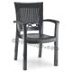 POLTRONA MONOBLOCCO SPLENDIDA TOP - gambe tubolari ANTRACIDE