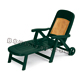 LETTINO CALIFORNIA Scab CHIUDIBILE TOP CONTRACT, VERDE BOSCO / schienale laccato legno