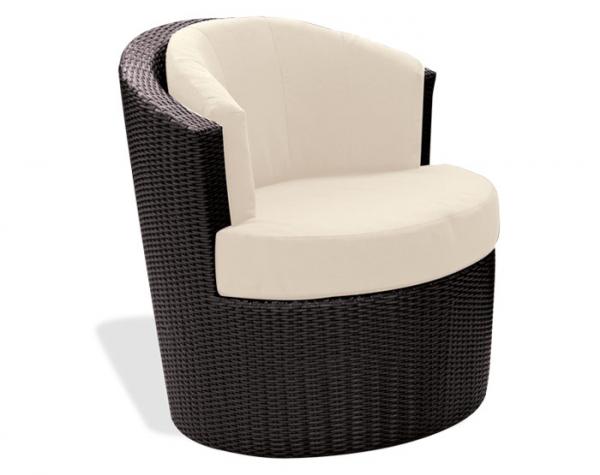 poltrone, pouf e panche in rattan e wicker