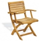 Poltrona in Teak, Pieghevole, Mod. Aura