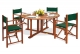 Tavolo da Pranzo in Kerouing, Diam. 150 cm, Forma Rotonda, Pieghevole, Mod. Garofano