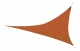 Vela Triangolare 5x5x5, Colore Terracotta