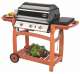 Barbecue a Gas VENERE con braciere e griglia di cottura in ghisa, Ferraboli