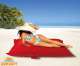 Cuscinone gigante SUPER SOFT POLY in tessuto Polyester PU, vari colori