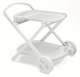 Carrello portabibite chiudibile PERLAGE in resina bianco by Scab