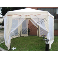 Gazebo con Zanzariera CAPRI lato 2 x h 2,50 mt esagonale