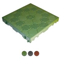 Mattonella in PVC semiforata con motivo esagonale - 40 x 40 cm