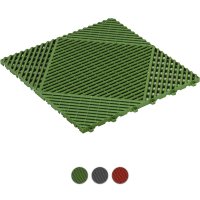 Mattonella drenante in PVC ad incastro 40x40 cm - Confezione da 6 pezzi