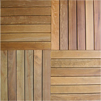 Pavimentazione Quadrotte di legno per esterni LAPACHO 50x50x3,8 cm - Prezzo al mq