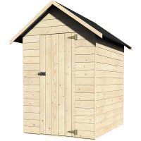 Casetta in legno AMBEAL da esterno 1,49 x 1,82 x h 2,00 m