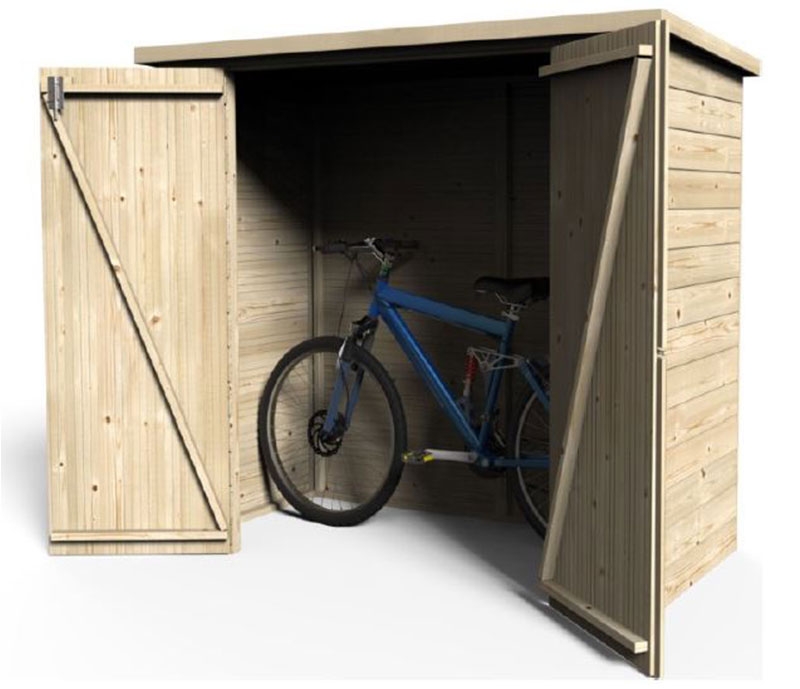 همسة النوعية أصولي  Garage in legno BOX BIKE 1,93 x 0,98 m da esterno | Arredo-Giardino.com