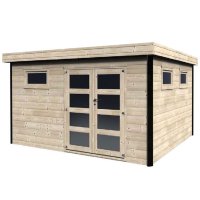 Casetta in legno EVELIN da esterno 4,68 x 4,26 x h 2,26 m