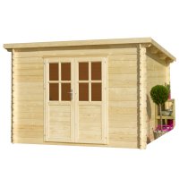 Casetta in legno TOP B 3,40 x 3,42 x h 2,25 m da giardino