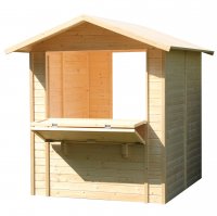 Chiosco in legno di abete nordico JON 2,00 x 2,25 x h 2,18 m