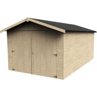 Garage in legno GAROVE 3,03 x 4,92 x h 2,21 m da esterno