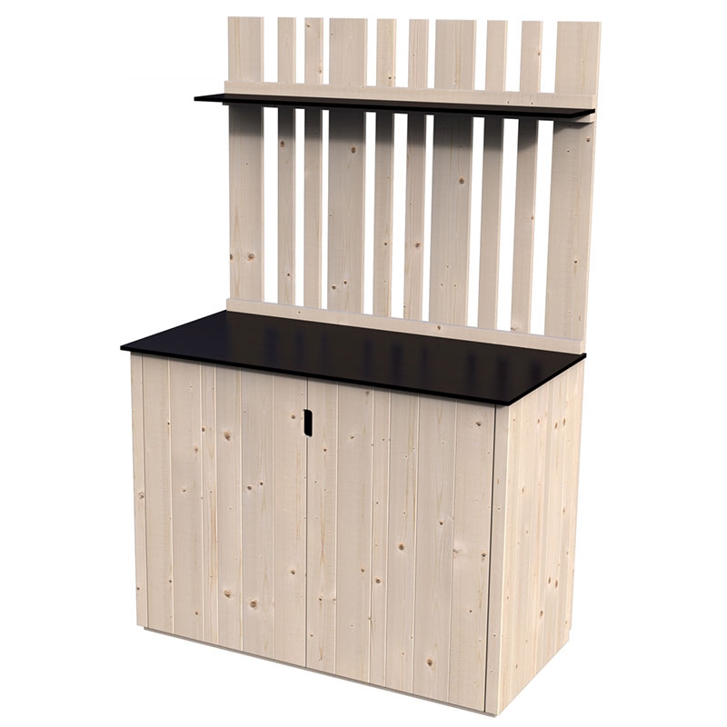 Armadio In Legno Vertigo Alta 1 22 X 0 60 M Da Esterno Arredo Giardino Com