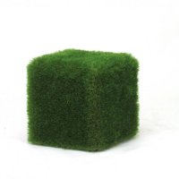 Pouf GREEN rivestito con erba sintetica