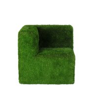 Poltrona ad angolo GREEN rivestita con erba sintetica