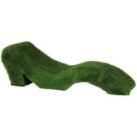 Chaise Longue GREEN rivestita con erba sintetica