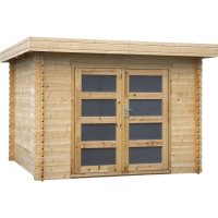 Casetta in legno PLODOREAL da esterno 3,26 x 3,34 x h 2,23 m