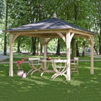 Gazebo a baldacchino in legno CANOPY