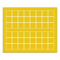 Pannello collato giallo di ricambio per trappola GERLA 215