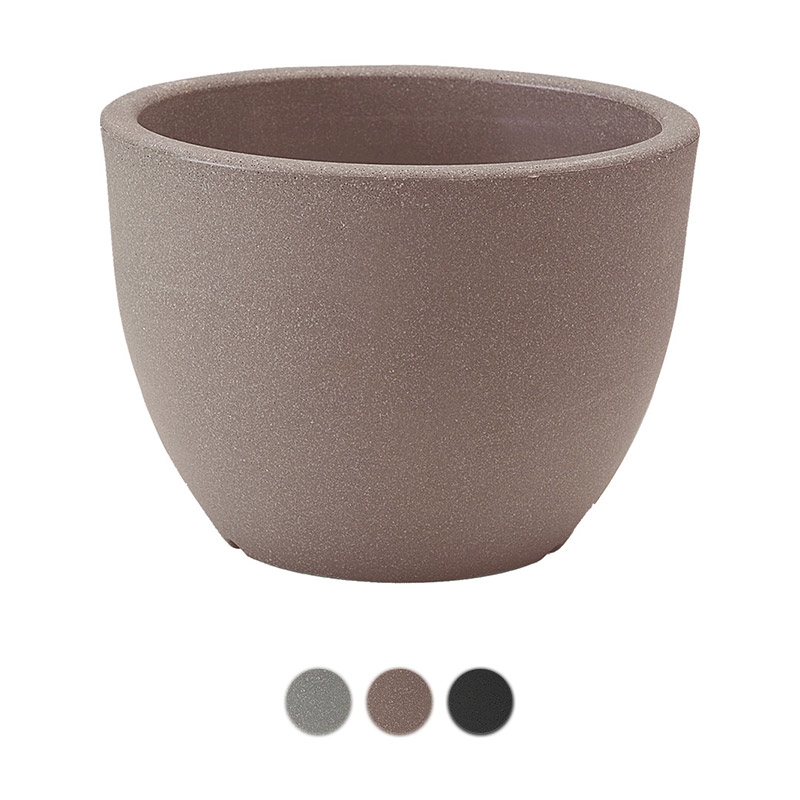 Milani Home - Vasi Per Piante Rotondi Da Interno Ed Esterno Set Da 3