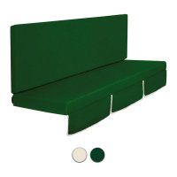 Cuscino per dondolo mod. Larice a 2 o 3 posti, colore verde o ecru