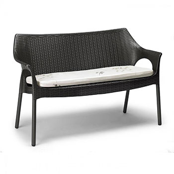 OLIMPO SOFA Antracite con cuscino by Scab