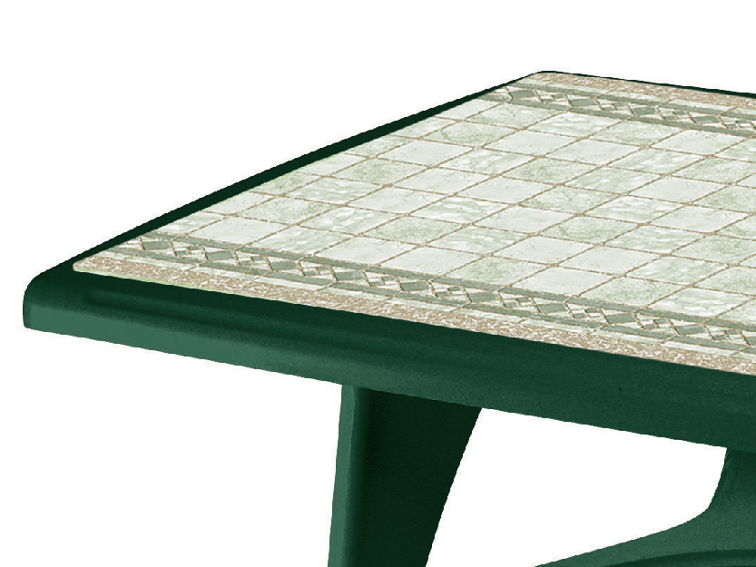 Tavolo PRESIDENT 3000 by Scab - VERDE BOSCO TOP PIETRA