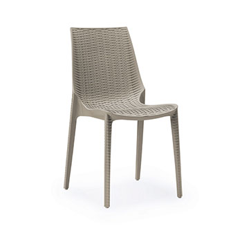 Sedia LUCREZIA Tortora by SCAB