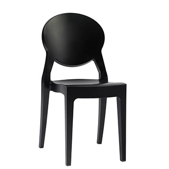 Sedia IGLOO CHAIR Nero by Scab