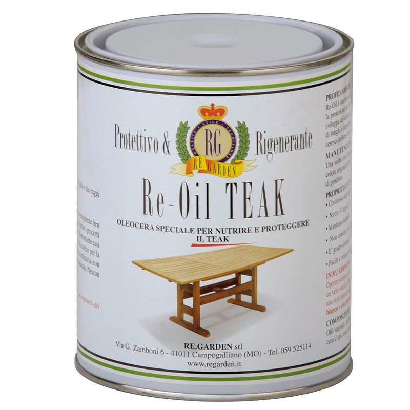 Olio per legno di teak Re-Oil by Regarden