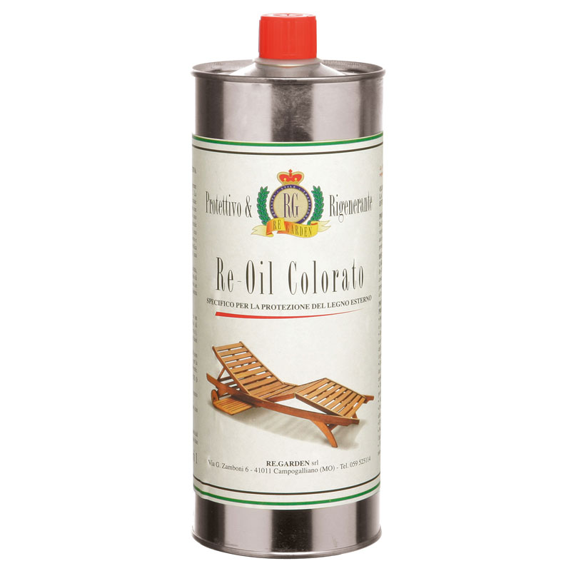 Olio colorato per legno di keruing Re-Oil