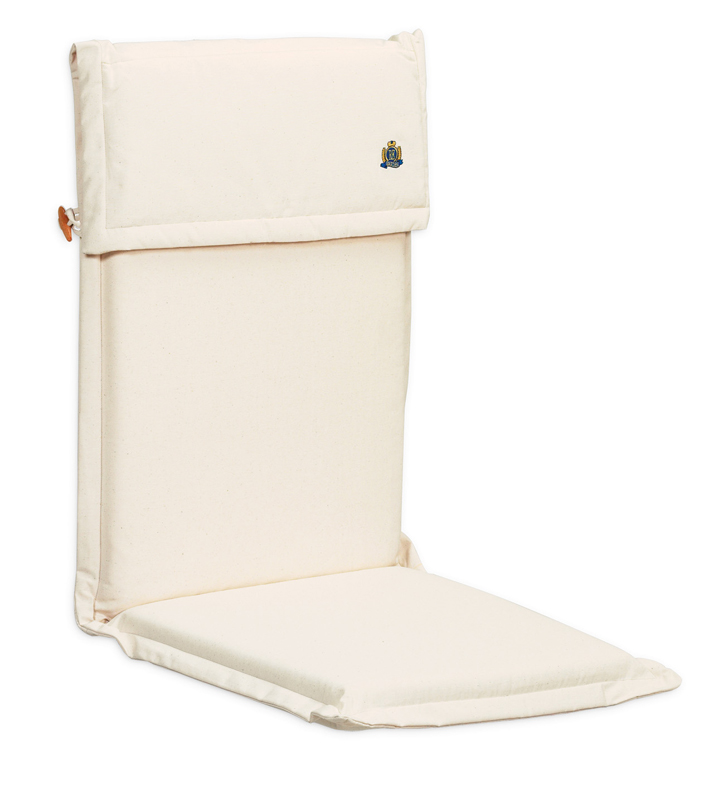 Cuscini per poltrona alta 114x46 cm con volant, vari colori