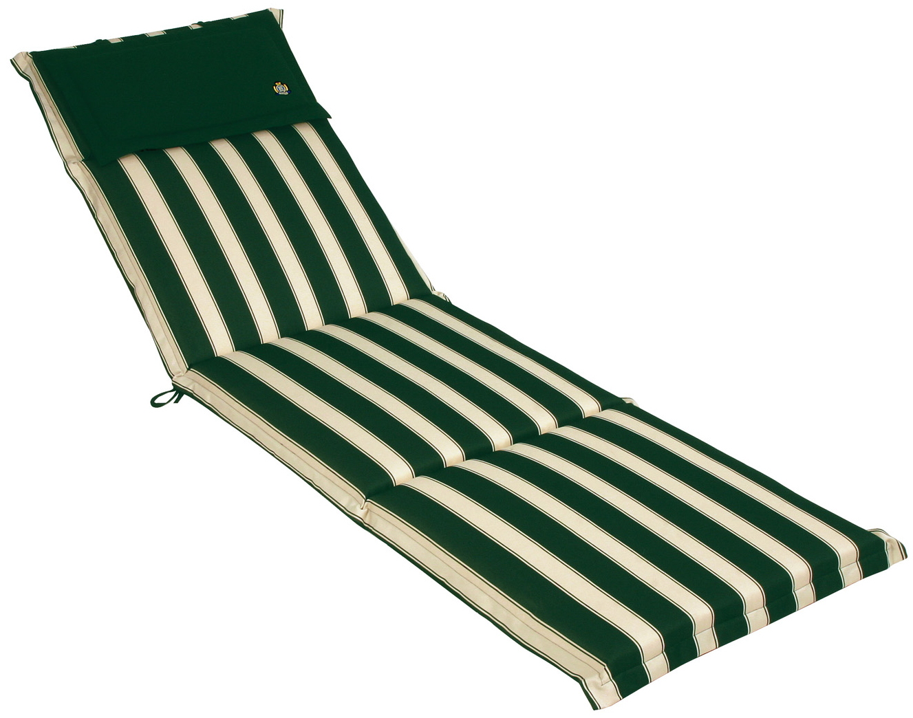 Cuscino per lettino prendisole 196x58 cm con volant