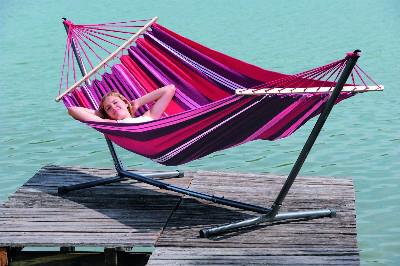Set Summer Fuego, amaca in Elltex + struttura Set Summer Fuego, amaca in Elltex + struttura